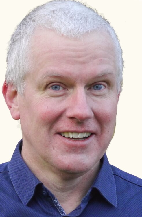 P Ola Jannhov face blue shirt